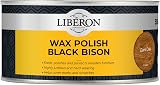 Libéron Black Bison Wax Polish Dark Oak 500ml Furniture Nourish Protect view 1