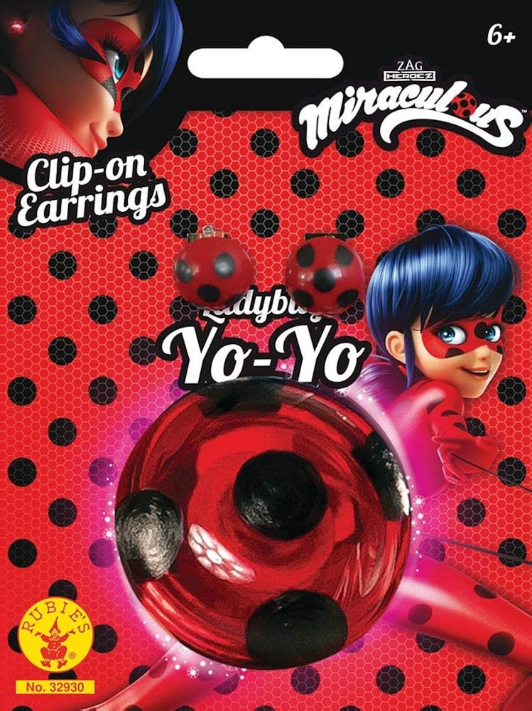 miraculous ladybug earrings and yoyo