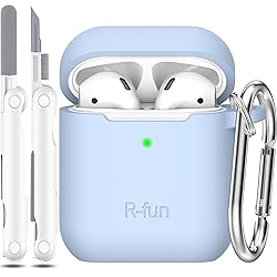 R-fun Compatible with AirPods Case Cover, Soft