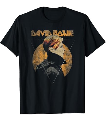 Amazon.com: Official David Bowie Music Rock Star Logo T-Shirt