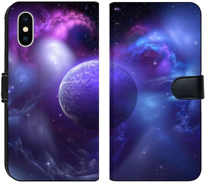 Amazoncom Apple Iphone Xs Max Flip Fabric Wallet Case Image Of