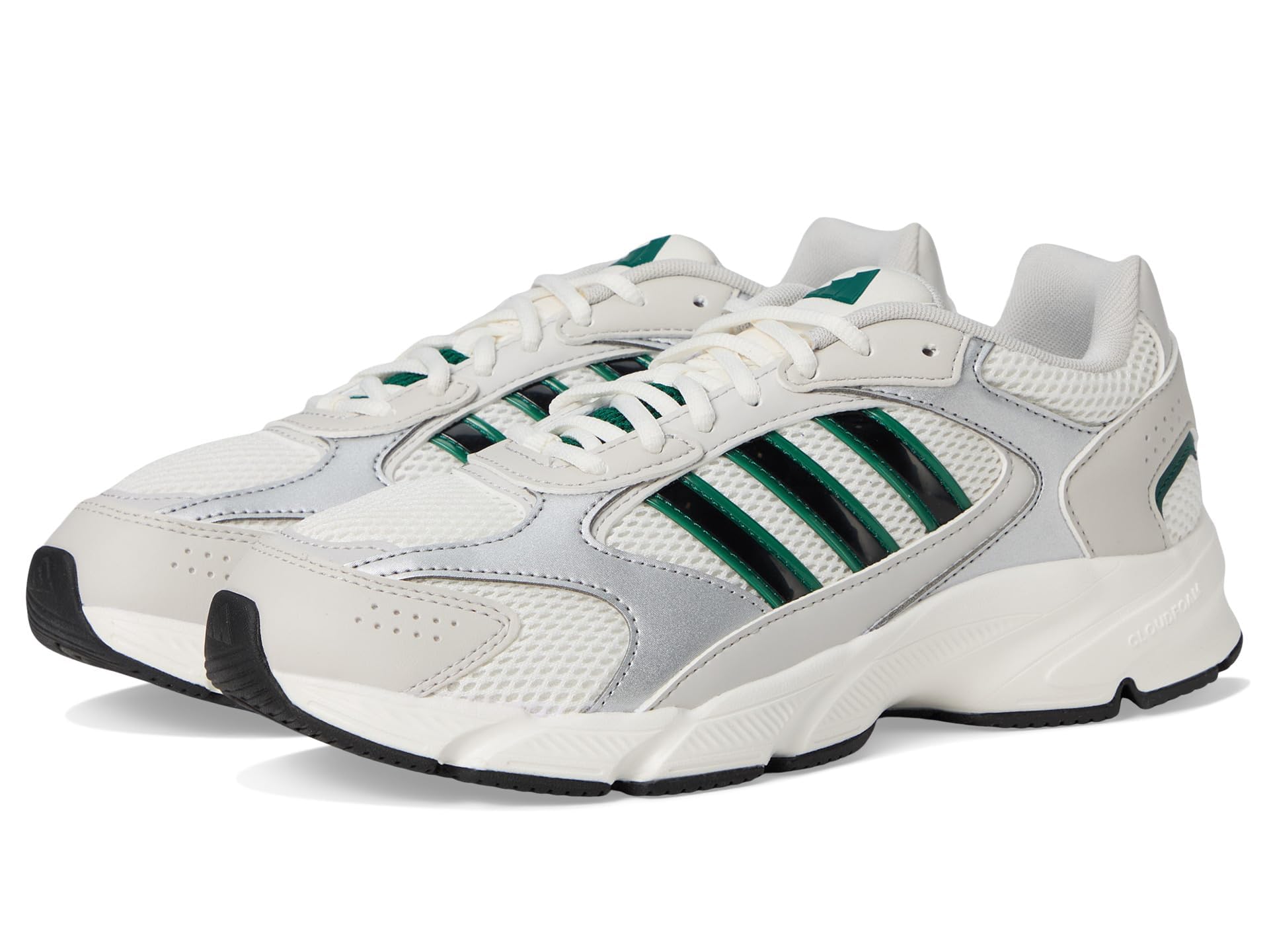 Adidas Men's CrazyChaos 2000, White/Collegiate Green/Silver Metallic, 10.5 Image
