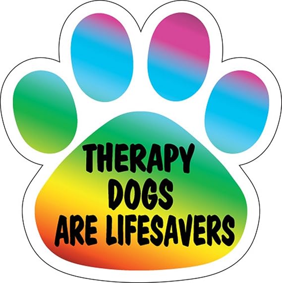 Print therapy dog - nipodglo