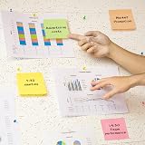 OWLKELA Coloured Sticky Notes 800pcs 75x75mm 8 Pads 100 Sheets Each view 4