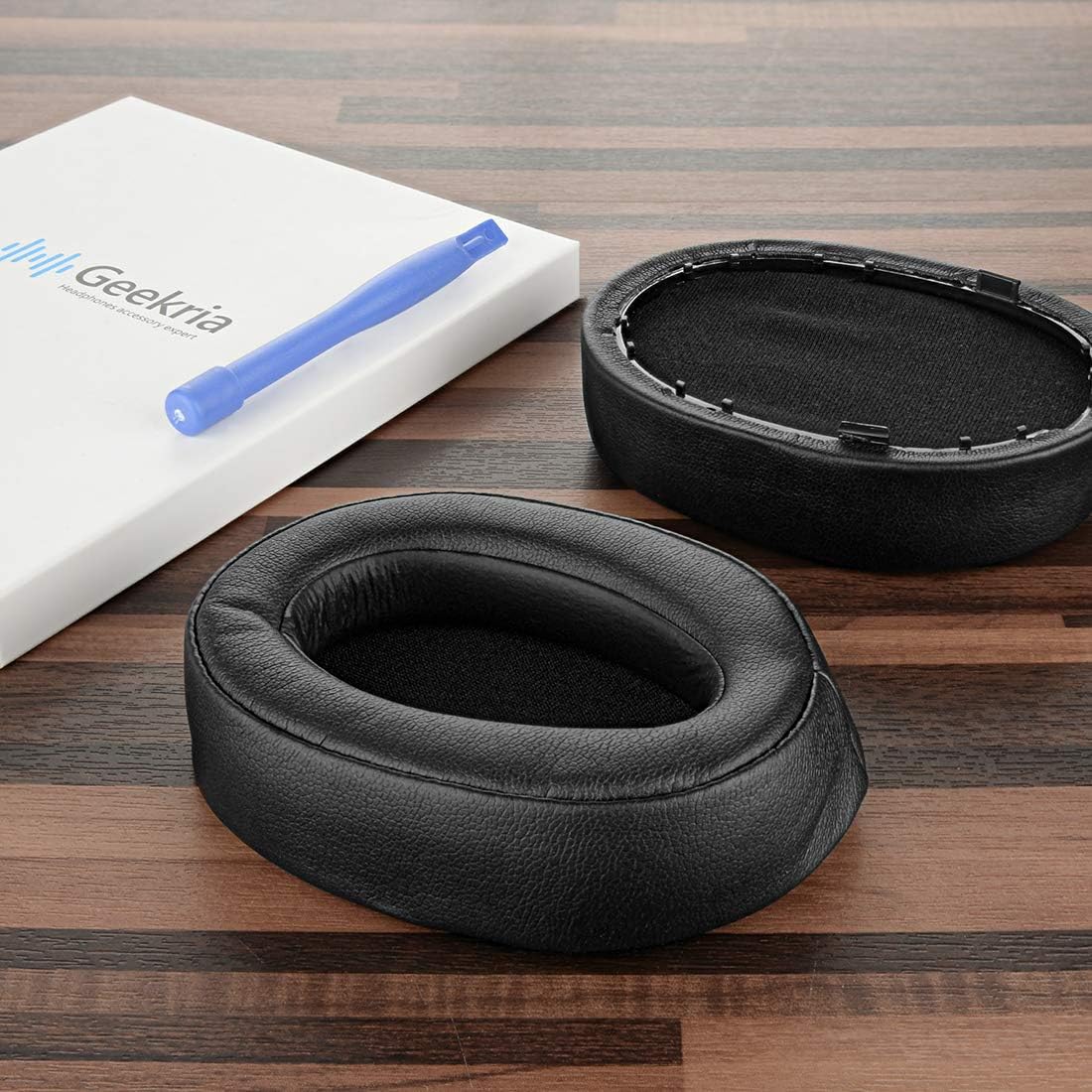 Geekria Replacement Ear Pads for SONY MDR-100A/ 100AAP/ H600A Headphones Ear Cushions, Repair Parts (Black) - Image 5