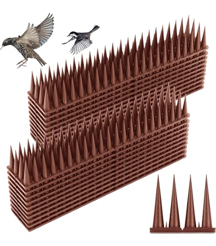 thumbnail image 2 of 20 Packs Bird Spikes - 18.7 Feet Total, Anti-Pigeon Deterrent For Roofs, Fences, Ledges 2 of 11