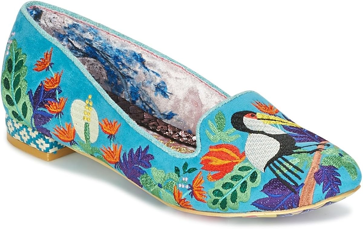 irregular choice turquoise shoes