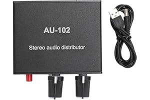 SoPerformance 2 Channel Sound Amplifier with Independent Volume Control for Headphones, Amplifiers, and 3.5mm Devices