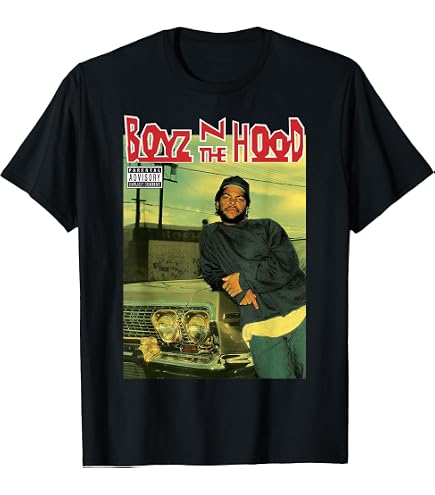Amazon.com: Boyz N The Hood Ice Cube and Car '91 Photo T-Shirt