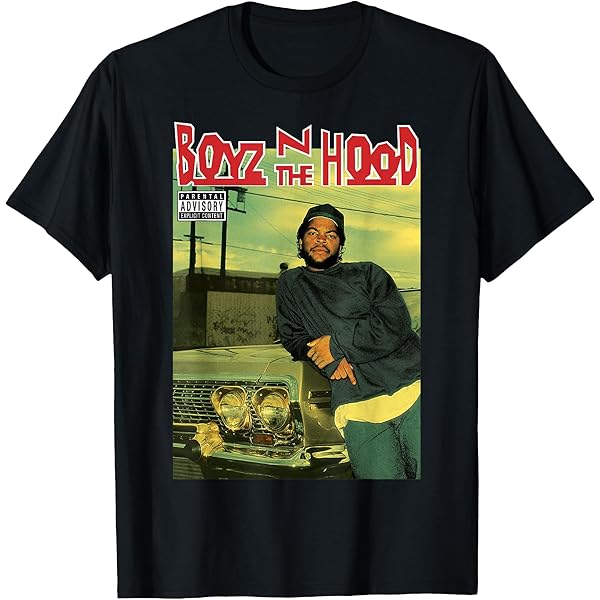 Amazon.com: Boyz N The Hood Ice Cube and Car '91 Photo T-Shirt