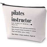 ZJXHPO Pilates Coach Trainer Survival Kit Pilates Instructor Appreciation Gift Pilates Instructor Definition Makeup Bag With Zipper
