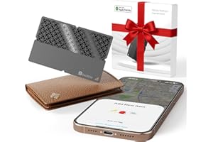 BFADEHA 2025 [Apple MFi Certified] (iOS Only) Bluetooth Tracker Smart Card for Apple Find My iPhone Wallet GPS Tracker, 5-10 Years Staying Power, Keys Finder and Item Locator for Keys, Bags, Passport