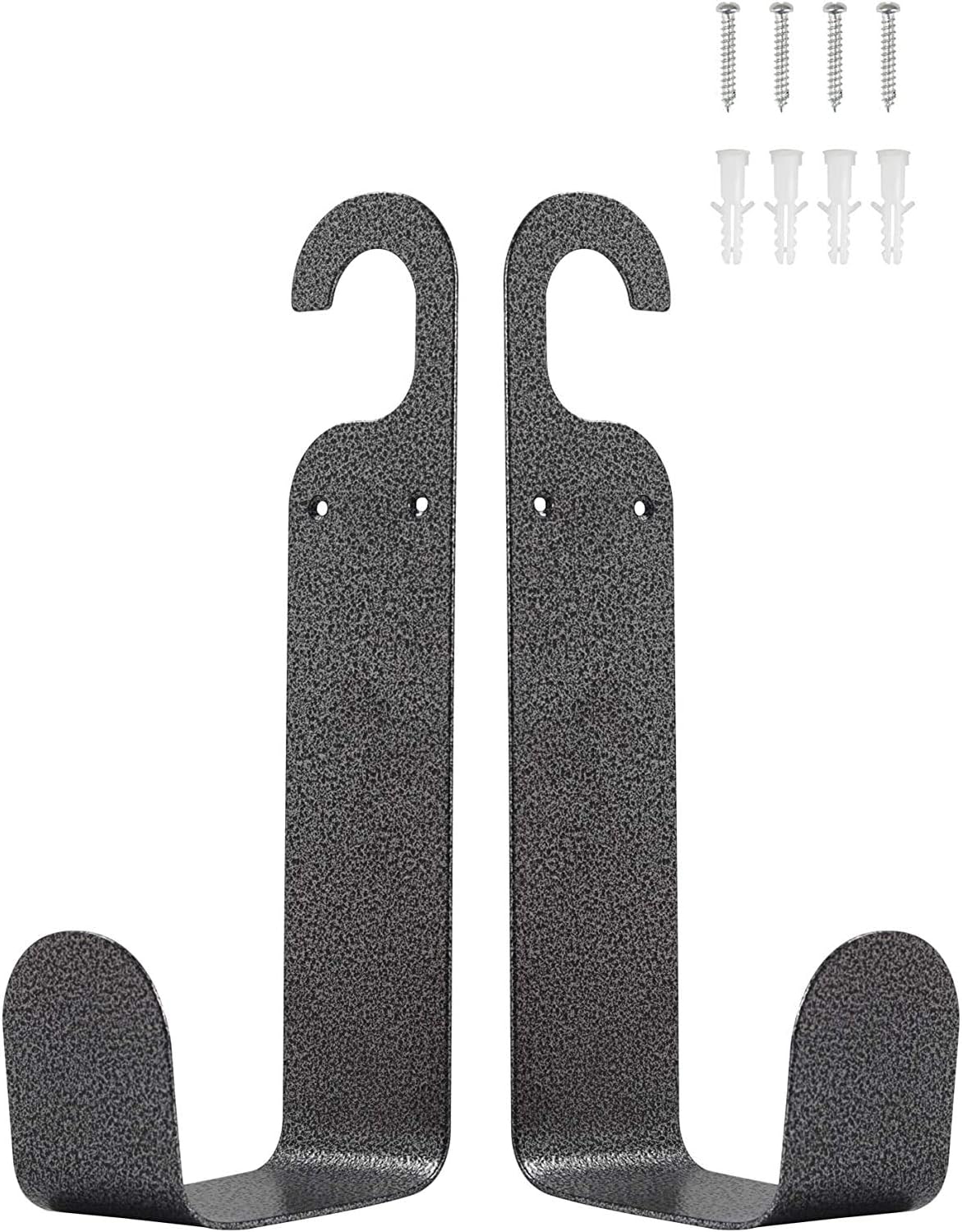 GARTOL Mop Holder Multifunction Aluminum Alloy Broom Organizer Wall Mount Holder Wall Mounted Tools for Garden Garage Laundry Room Kitchen, with 4 Racks Holders and 12 Storage Hooks