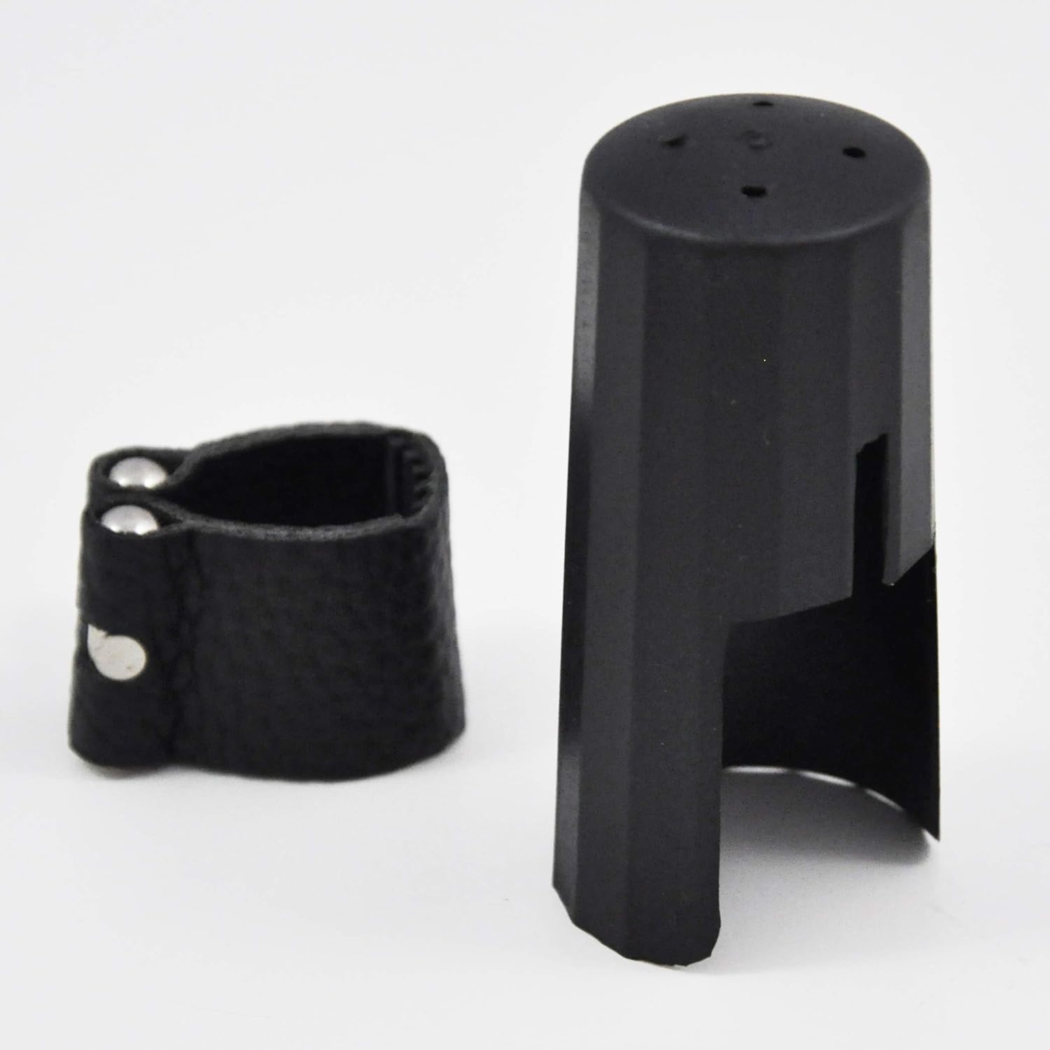 Vandoren LC21L Leather Bb Clarinet Ligature And Cap | Reverb
