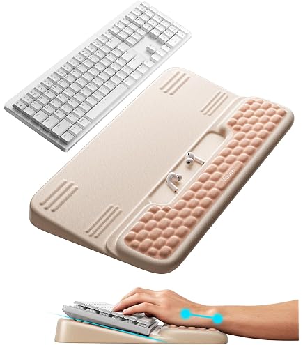 DELTAHUB Carpio 2.0 Repose-Poignet Ergonomique Gaucher - Soulagement Canal Carpien Et Anti-Fatigue