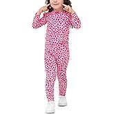 EASWEET Bamboo Viscose Toddler Girl Pajamas Ruffled Long Sleeve Kid Girls Lounge Set