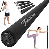 Yoga Stick, 5ft Steel Mobility Stick, 3 Adjustable Lengths for Stretching | Upgraded Exercise Stick for Shoulder and Back Stretch, Flexibility, Balance, Posture Training,Physical Therapy-Home Equipment