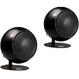 Orb Audio Mod1 Round Stereo & TV Speakers - Metallic Black Gloss