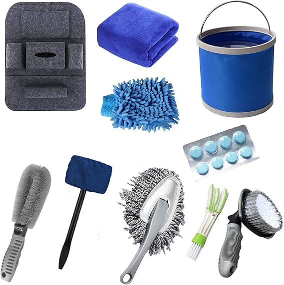 AOVAVO Car Wash Kit, Car Cleaning Kit, 18 Pcs Car Cleaning Accessories