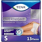 Tena Incontinence Underwear, overnight absorbency, Small, 13 Count