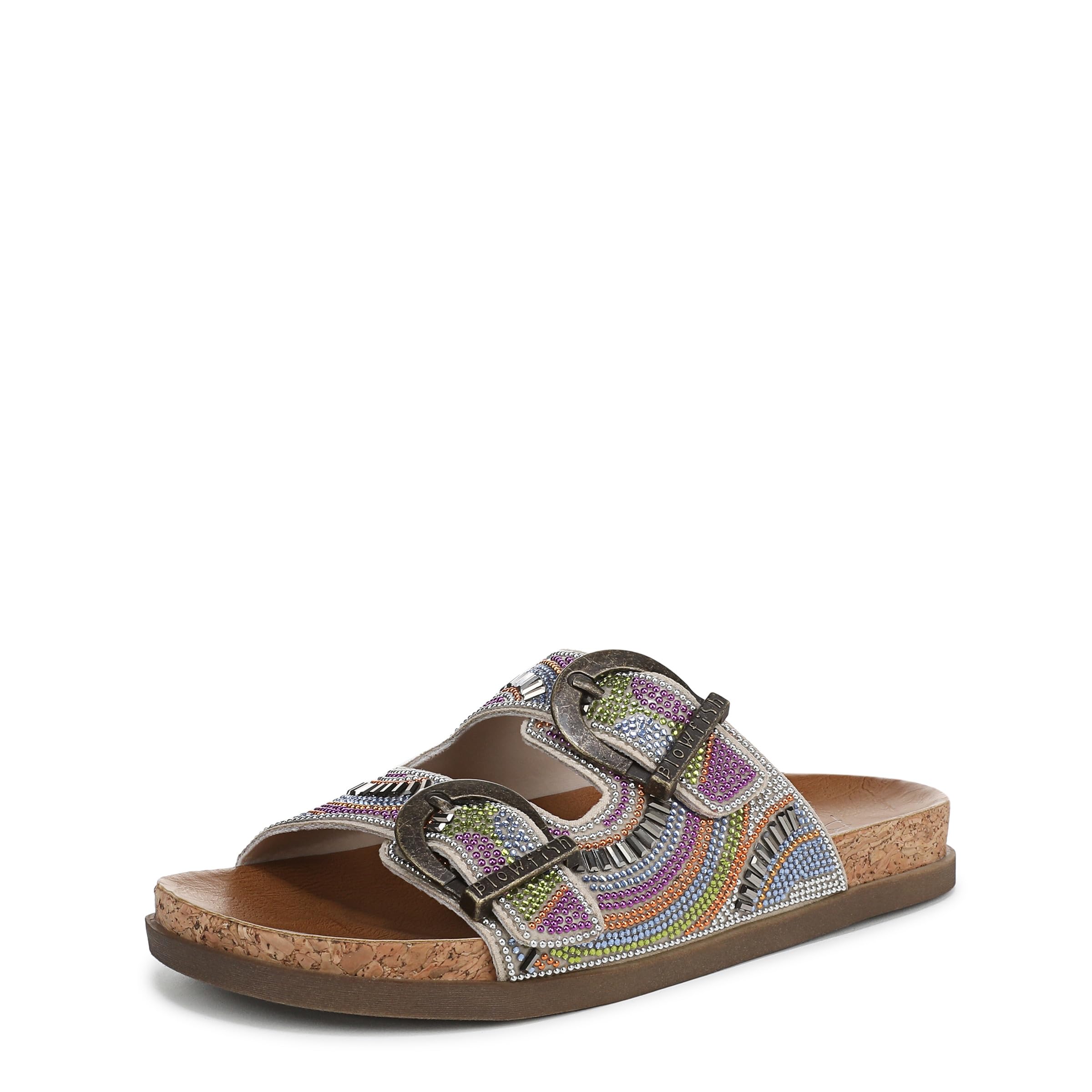 Blowfish Malibu Womens Lima Slide Sandal Bright Multi 6.5 M
