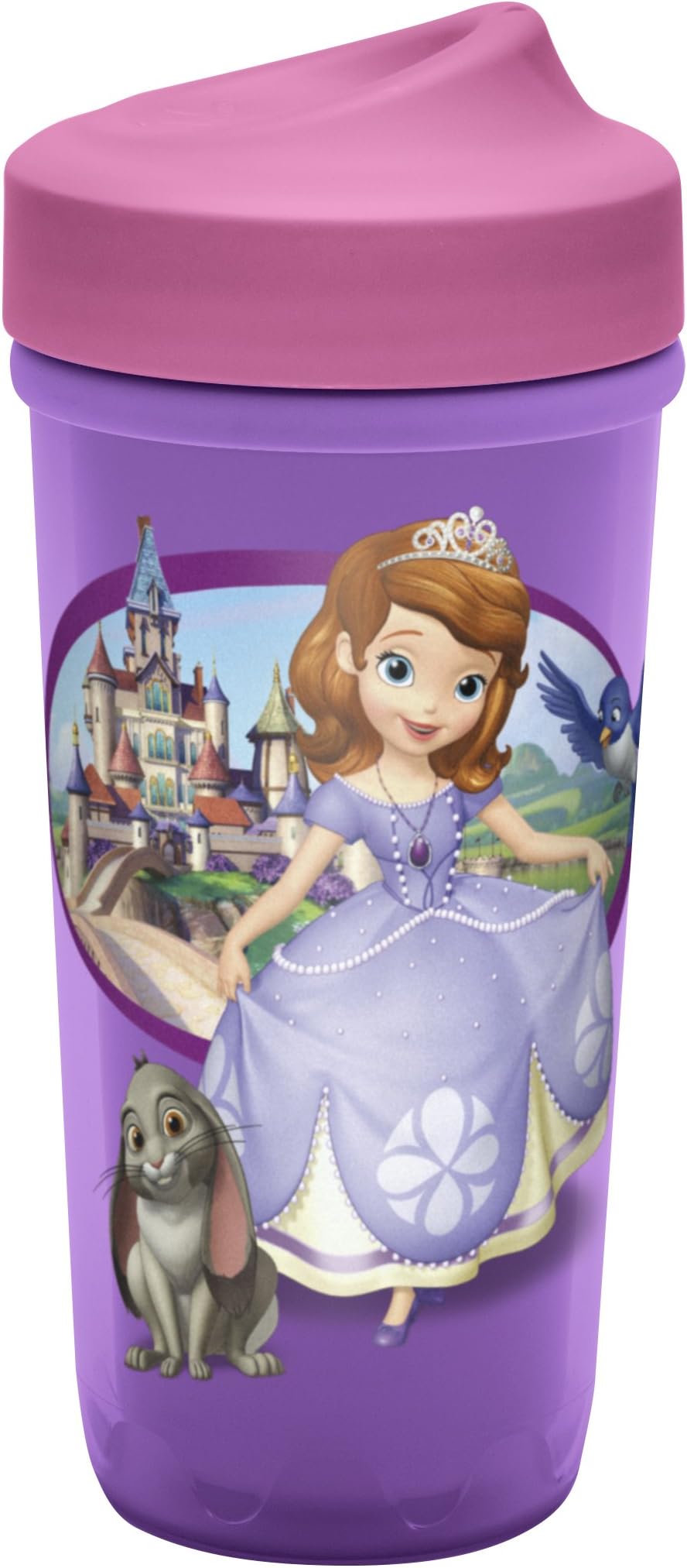 Zak Designs Sofia The First Low Profile Cup, Sofia The First, 3 Piece Set