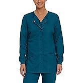 Landau Proflex Tailored Fit 3-Pocket Snap-Front Scrub Jacket for Women 3038