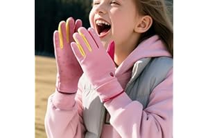 Winter Warm Gloves for Boys Girls Waterproof Windproof Gloves for Cycling Skiing Outdoor Sports Thermal Insulation
