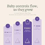 Lansinoh NaturalWave Baby Bottle Teats Medium Flow Anti-Colic 2 Pack view 7