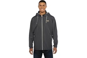 Vantage Apparel Men's Collegiate Premium Lightweight Packable Hooded Wind Jacket