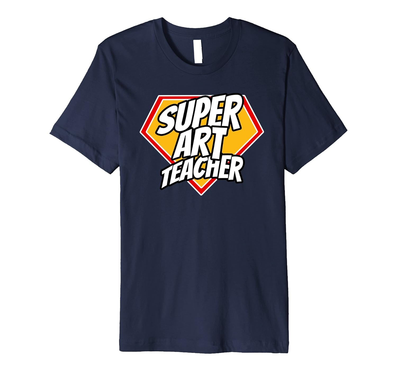 Funny Super Art Teacher Superhero Teacher T-Shirt-ANZ