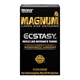 TROJAN Magnum Ecstasy Large Size Lubricated