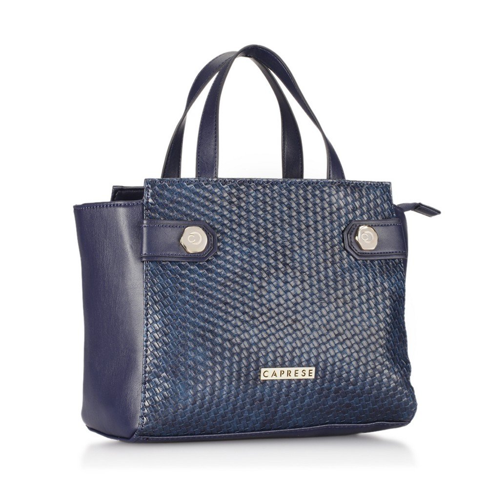 caprese women's satchel (navy)