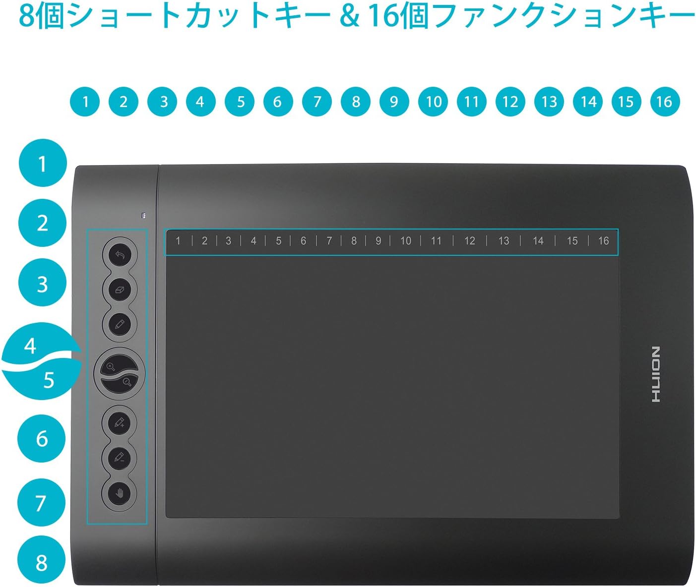 Huion ペンタブレット プロフェッショナル H610 Pro 10 6インチ作業領域 8192レベル筆圧感知 Huion ペンタブレット 通販 Amazon