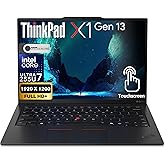 Lenovo ThinkPad X1 Carbon Gen 13 Business Laptop, Intel Ultra 7 255U, 14" FHD+ Touchscreen, 32GB DDR5 RAM, 1TB SSD PCIe, WiFi 6E + BT, RJ-45, Backlit KB, 1080p Webcam, Win 11 Pro (Renewed)