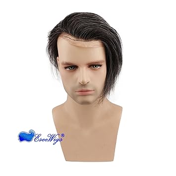 Eseewigs European Virgin Human Hair Toupee For Men With 10x8 Soft