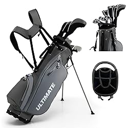 Tangkula 9/10 Pieces Men's Complete Golf Clubs Set