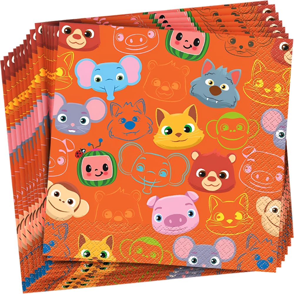 Unique Cocomelon Luncheon Napkins - 16ct