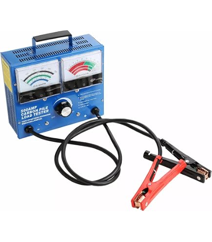 VCT 500 Amp Carbon Pile Battery Load Tester - 6V/12V For Alternator & Starter, 1000CCA
