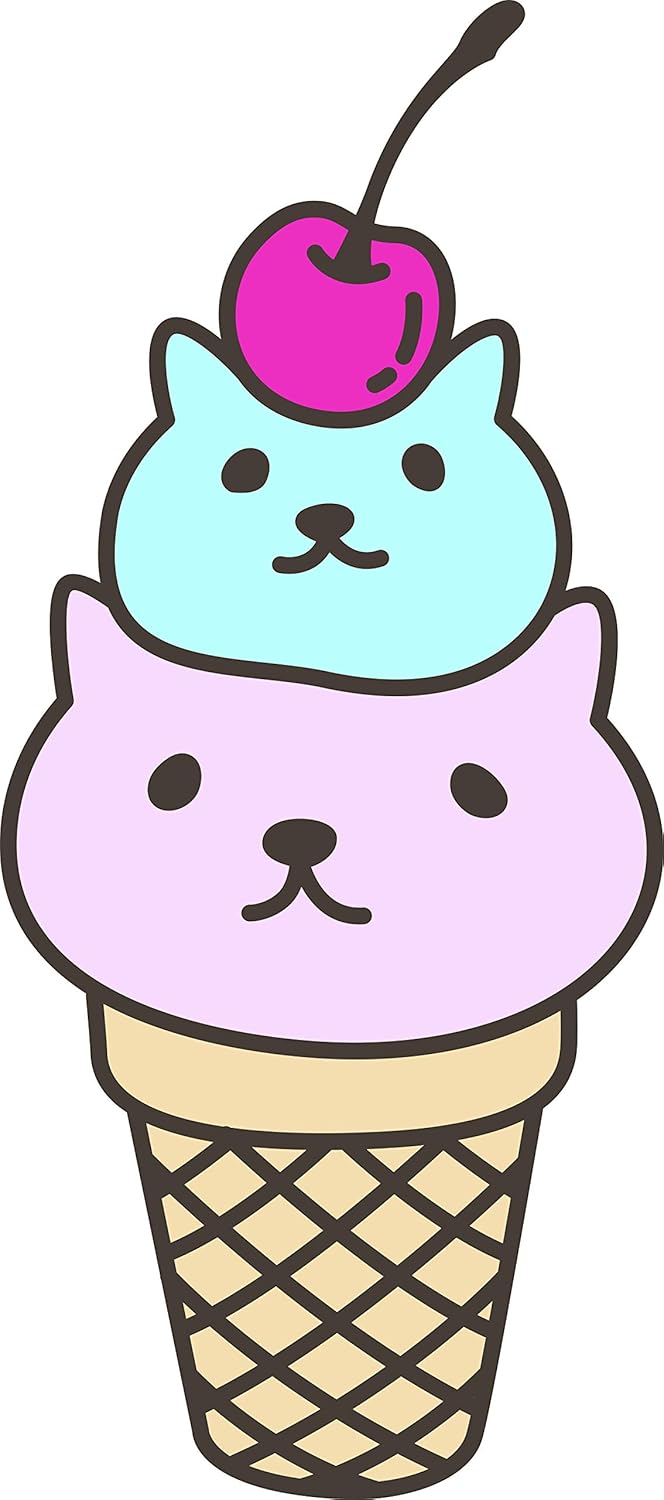 cat ice cream cone