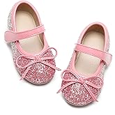 Felix & Flora Toddler Flower Girl Dress Shoes - Girl Ballet Flats Party School Shoes Wedding