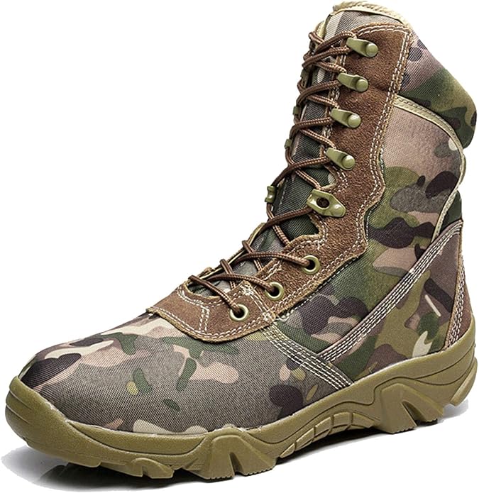 Bottines Montantes Hommes 2025 - Style Sport Respirant, Semelle Caoutchouc, Pour Escalade Et Loisirs