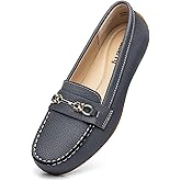 Freeberry Loafers for Women Comfort Leather Loafers Cute Slip On Business Casual Dress Shoes Lightweight Work Flats Driving Mocs Walking Shoes for Women