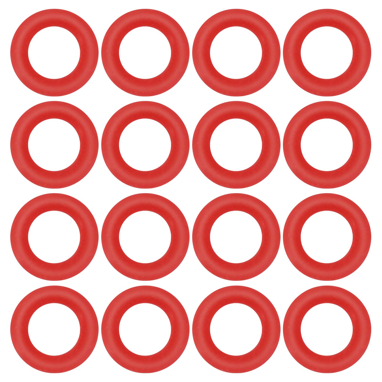 EMSea 100PCS O-Rings for Broadhead Archery Arrowhead Rubber Bands Replacement Arrow Tip Grommet OD 5mm ID 3mm Diameter 1mm Red