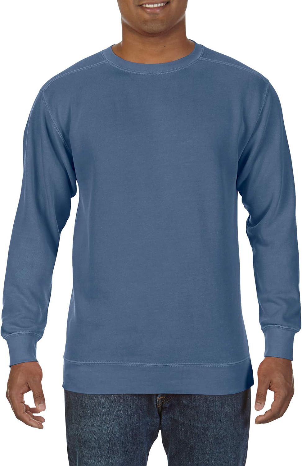 Comfort Colors Adult Crewneck Sweatshirt at  Men’s Clothing store