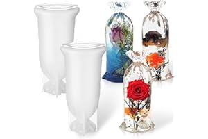 MEANPLAN 2 Pcs Lucky Bag Resin Molds Silicone Molds for Resin Casting Bag Shape Silicone Epoxy Mold 3D Jewelry Casting Molds Large Epoxy Casting Crafts for Home Table DIY Making Flower Preservation