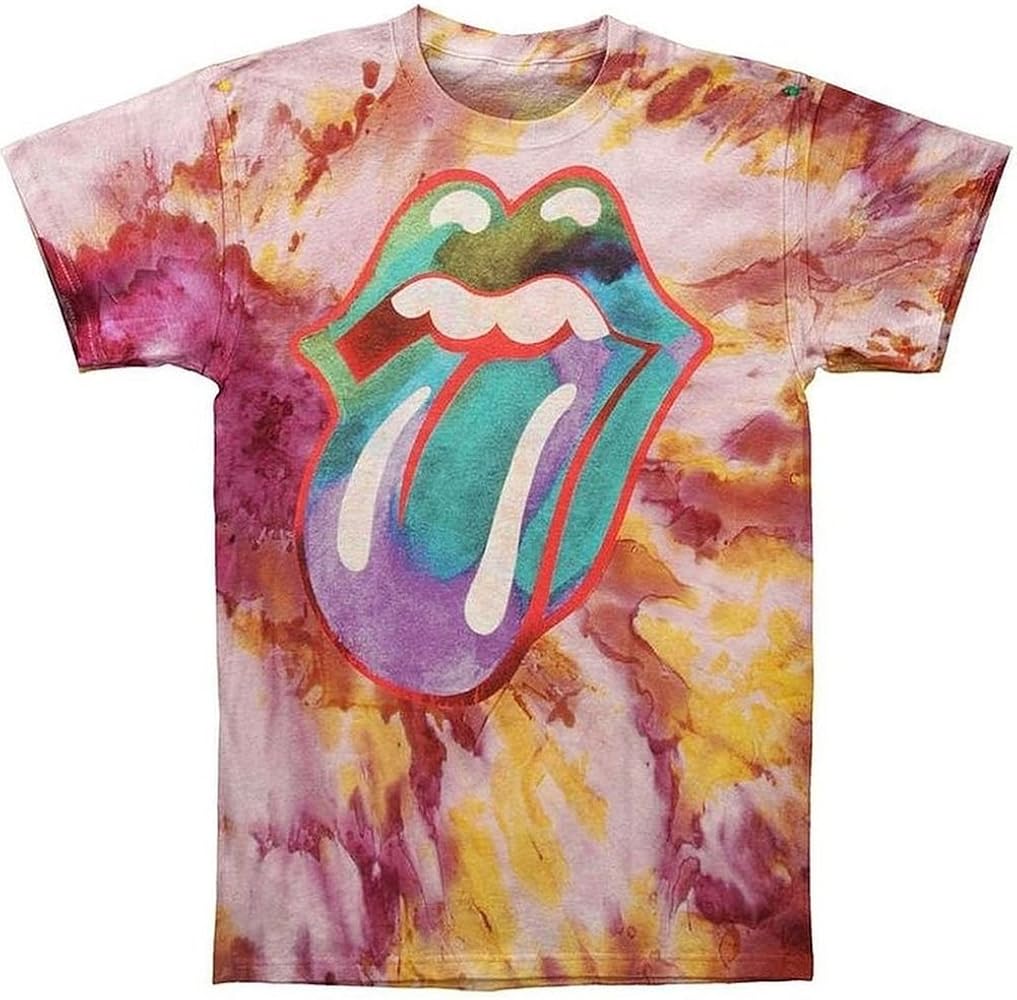 tie dye rolling stones sweatshirt