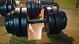 Set Manubri GYRONETICS® 30kg Con 16 Dischi In Plastica, Barre Da 46cm, Impugnatura Zigrinata Antiscivolo, 4 Chiusure A Stella, Pesi Filettati, Per Fitness E Palestra A Casa