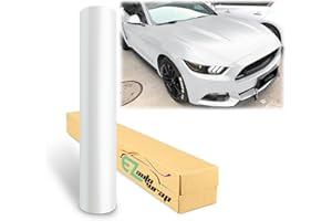 EZAUTO WRAP 4"x8" (10cmx20cm) Sample White Matte Metallic Satin Pearl Vinyl Wrap Sticker Sheet Film Car Auto Vehicle DIY Decal Bubble Free Air Release Self Adhesive Peel and Stick