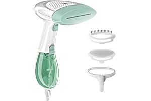 Conair Handheld Garment Steamer for Clothes, ExtremeSteam 1200W, Portable Handheld Design,White/Light Green